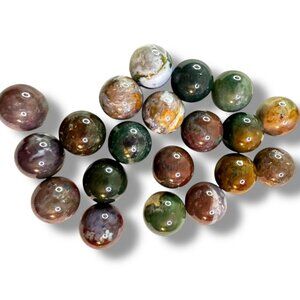 Natural Polished Multi-Color Agate Sphere Collcetion12mm 125g Meditation Relax